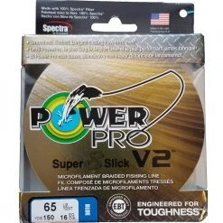 Line/Leaders Power Pro Super 8 Slick V2 Blue 65 Lb 150 Yds Braided Fishing Line