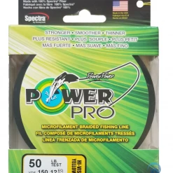 Power Pro Hi-Vis Yellow 50 Lb 150 Yds Braided Fishing Line Line/Leaders
