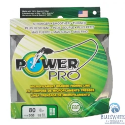 Line/Leaders Power Pro Moss Green 80 Lb 300 Yds Braided Fishing Line