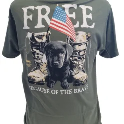 Bluewater Outriggers Men BWO Military Dog Tee
