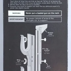 Hunting Allen Gun, Bow & Tool Rack #17450