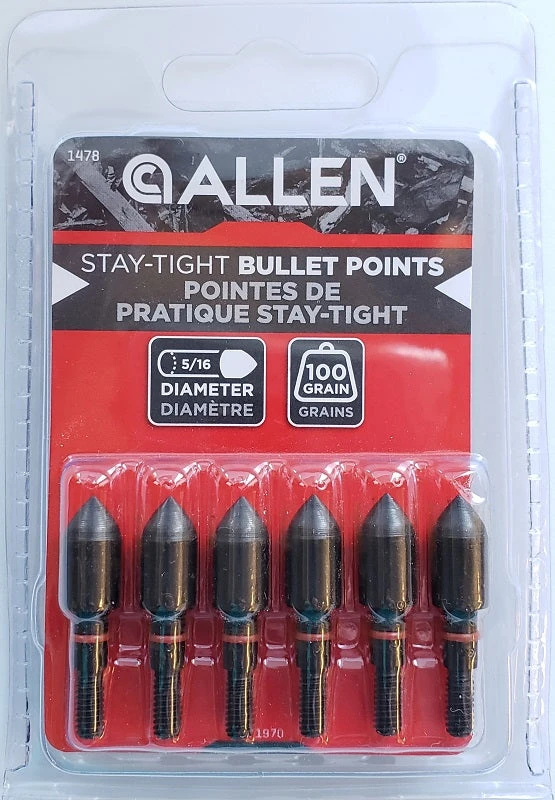 Allen Stay-Tight Bullet Points 1478 Archery 3 Allen Stay-Tight Bullet Points 1478 Archery