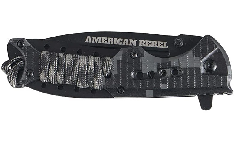 Knives And Tools American Rebel Folding Knife With Camo Grip KN-3001-CA 4 Knives And Tools American Rebel Folding Knife With Camo Grip KN-3001-CA