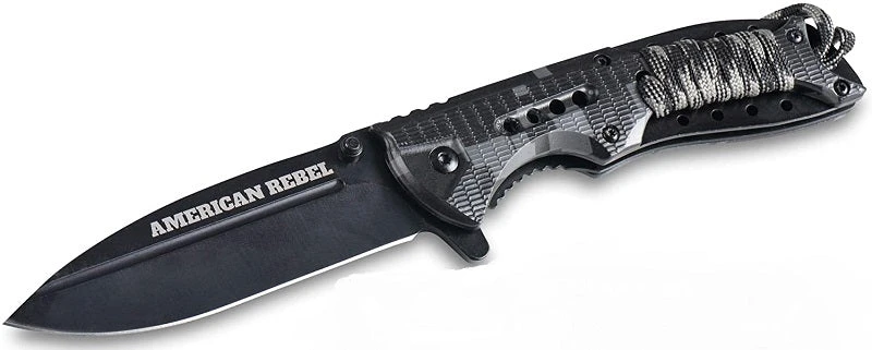 Knives And Tools American Rebel Folding Knife With Camo Grip KN-3001-CA 3 Knives And Tools American Rebel Folding Knife With Camo Grip KN-3001-CA