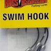 Bass Assassin Swim Hook Clear/Silver 1/8oz 3pk