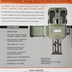Hunting Bushnell Prime L20 Low Glow Trail Camera 119930B