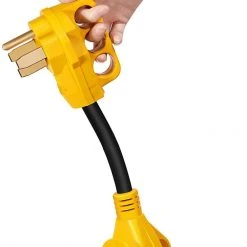 Camco 50AM/30AF Power Grip 18" Dogbone - 90M/90F 125V/3750W Adapter 55175