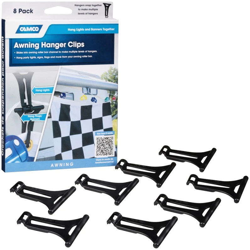 Camco Awning Hanger Clips 8pk 42720 RV And Camping 3 Camco Awning Hanger Clips 8pk 42720 RV And Camping