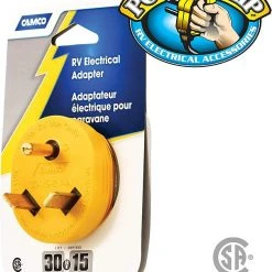 RV And Camping Camco RV Electrical Adapter30M/15F AMP 1 Per Pk 55233