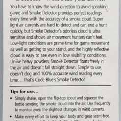 Code Blue Smoke Detector 1 Oz OA1187 6 Code Blue Smoke Detector 1 Oz OA1187