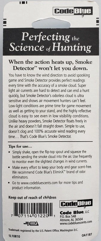 Code Blue Smoke Detector 1 Oz OA1187 4 Code Blue Smoke Detector 1 Oz OA1187