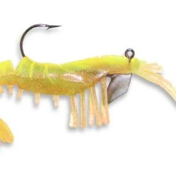 Vudu Shrimp Chartreuse 3-1/2" 2pk Lures & Bait