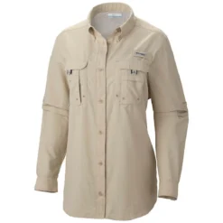 Columbia Sportswear Columbia Women’s PFG Bahama™ L/S FW7314 Tan Plus Size