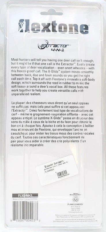 Flextone Extractor 4-N-1 Deer Call Game Calls 6 Flextone Extractor 4-N-1 Deer Call Game Calls