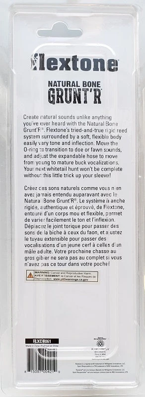 Game Calls Flextone Natural Bone Grunt'r FLXDR061 6 Game Calls Flextone Natural Bone Grunt'r FLXDR061