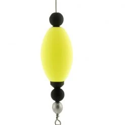 Four Horsemen Tackle Oval Popper Cork Yellow 2-1/2