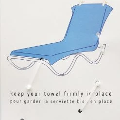 Gift Craft A9 Flipflop Towel Clips 472292 Beach & Pool