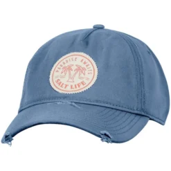 Salt Life Paradise Awaits Ladies Hat Coastal Blue SLG20016-CSTLBL