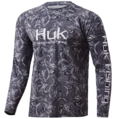 Huk Men's KC Marlin Mayhem Pursuit L/S 010