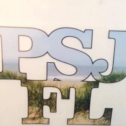 Auto-Graphs Decals Port St. Joe Color Initials Decal