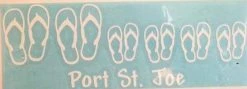 Auto-Graphs Port St. Joe Flip Flop Family Decal