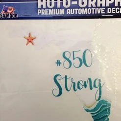 Auto-Graphs 850 Strong Large FL State Decal