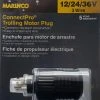 Marinco 12/24/36V 3 Wire ConnectPro Trolling Motor Plug 12VBP Marine