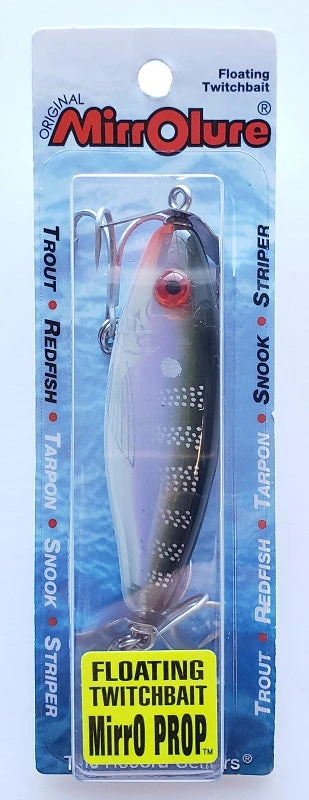 MirrOlure MirrO Prop Floating Twitchbait 10MR-18 Lures & Bait 4 MirrOlure MirrO Prop Floating Twitchbait 10MR-18 Lures & Bait