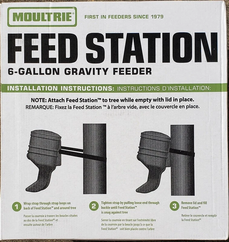 Moultrie 6 Gal. Gravity Feeder Station MFG-13104 Hunting 8 Moultrie 6 Gal. Gravity Feeder Station MFG-13104 Hunting