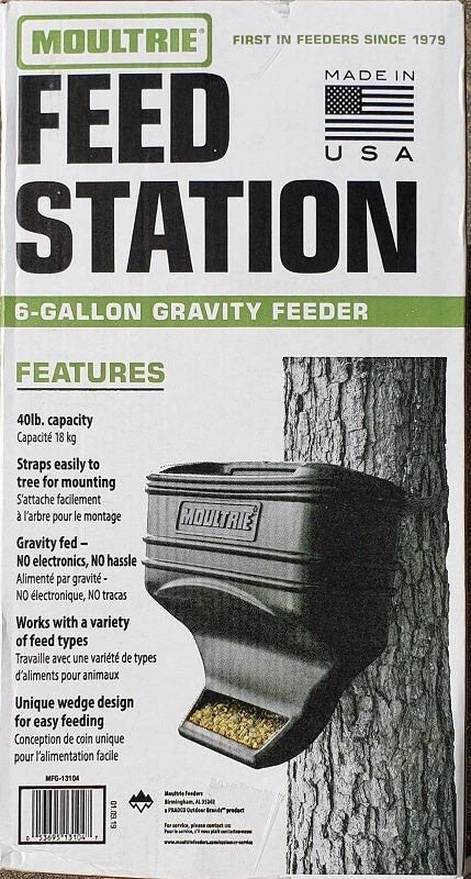 Moultrie 6 Gal. Gravity Feeder Station MFG-13104 Hunting 7 Moultrie 6 Gal. Gravity Feeder Station MFG-13104 Hunting
