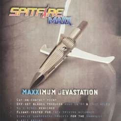 New Archery NAP Spitfire Maxx Mechanical Broadheads 60-798