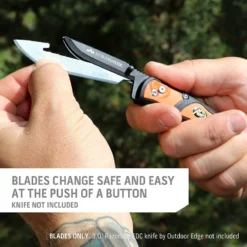 Outdoor Edge 3in RazorSafe System Replacement Blades 6pk Knives And Tools 7 Outdoor Edge 3in RazorSafe System Replacement Blades 6pk Knives And Tools