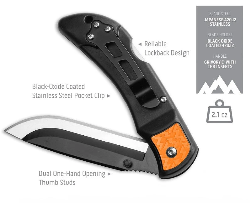Outdoor Edge Razor-Lite EDC Orange Knife Knives And Tools 6 Outdoor Edge Razor-Lite EDC Orange Knife Knives And Tools