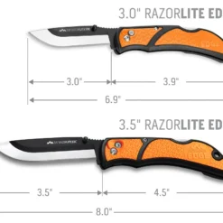 Outdoor Edge Razor-Lite EDC Orange Knife Knives And Tools