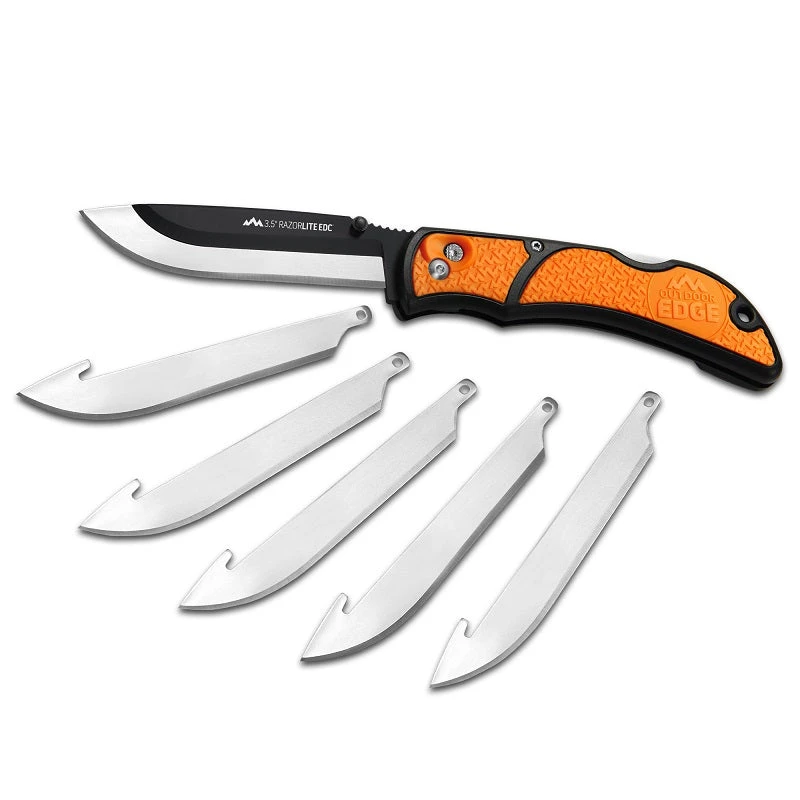 Outdoor Edge Razor-Lite EDC Orange Knife Knives And Tools 3 Outdoor Edge Razor-Lite EDC Orange Knife Knives And Tools