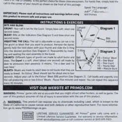 Primos Lil' Shawty™ 5-in-1 Hands-Free Buck And Doe Call 00757 Game Calls 6 Primos Lil' Shawty™ 5-in-1 Hands-Free Buck And Doe Call 00757 Game Calls