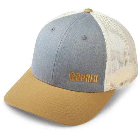 Men's Caps & Visors Rapala Low-Pro 115 Trucker Hat RTCL203 Grey/Tan 3 Men's Caps & Visors Rapala Low-Pro 115 Trucker Hat RTCL203 Grey/Tan