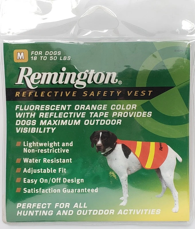Remington Reflective Safety Vest For Dogs Medium R1910 Hunting Clothing 2 Remington Reflective Safety Vest For Dogs Medium R1910 Hunting Clothing