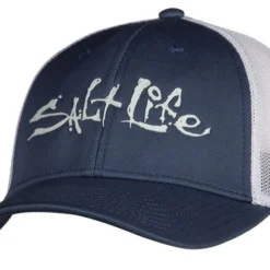 Men's Caps & Visors Salt Life Men's Fish Dive Surf Stretch Fit Hat SLM297-ATLAN