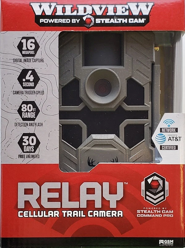 Stealth Cam Wildview Relay Cellular Trail Camera STC-WVATW 3 Stealth Cam Wildview Relay Cellular Trail Camera STC-WVATW