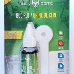 Game Scents & Covers The Buck Bomb Synthetic Buc Rut 2oz W/ Wicks