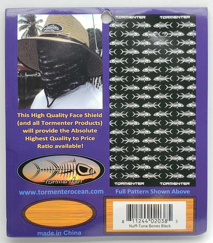 Tormenter Ocean Tormenter Nuff Tuna Bones Black Neck Gaiter Fishing Accessories 4 Tormenter Ocean Tormenter Nuff Tuna Bones Black Neck Gaiter Fishing Accessories