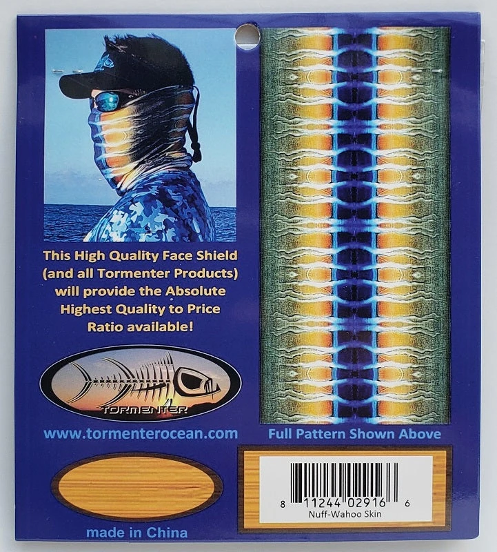 Tormenter Ocean Tormenter Nuff Wahoo Skin Neck Gaiter 6 Tormenter Ocean Tormenter Nuff Wahoo Skin Neck Gaiter