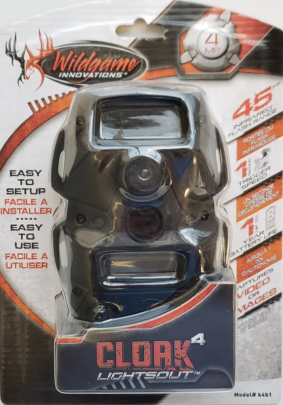 Wildgame Innovations Wildgame Cloak 4 Lightsout Trail Camera K4B1 3 Wildgame Innovations Wildgame Cloak 4 Lightsout Trail Camera K4B1