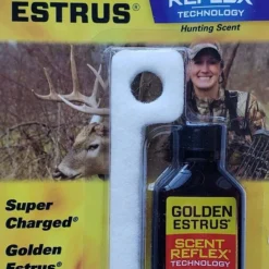 Wildlife Research Golden Estrus 1oz With 2 Key Wicks 404 Game Scents & Covers
