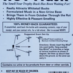 Game Scents & Covers Wildlife Research Hot-Musk 1oz 300