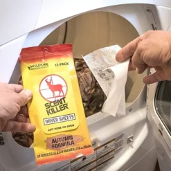 Wildlife Research Scent Killer Dryer Sheets Autumn Formula 12pk 580