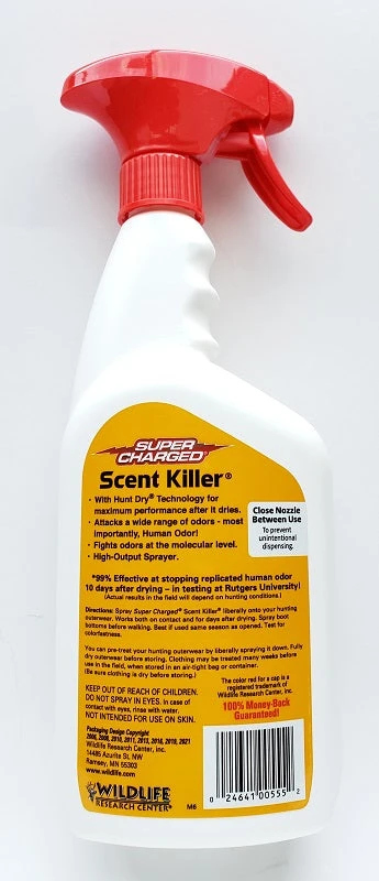 Wildlife Research Super Charged Scent Killer Odorless Formula 24oz 555 5 Wildlife Research Super Charged Scent Killer Odorless Formula 24oz 555
