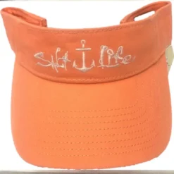 Salt Life Women's Visor Signature Anchor SLG242 Papaya