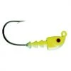 Bass Assassin Chartreuse Flash Jighead 1/16oz 4pk